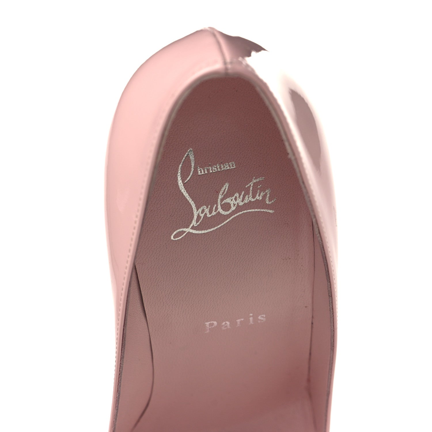 Christian Louboutin Patent Kate 100 Pumps 39 Pink 6 of 9