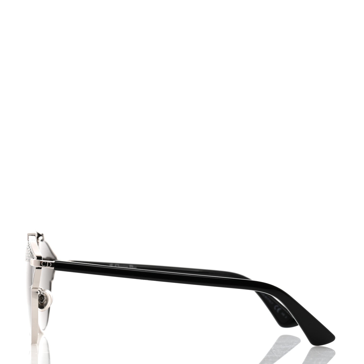 Christian Dior Studded So Real Sunglasses Silver White 3 of 8