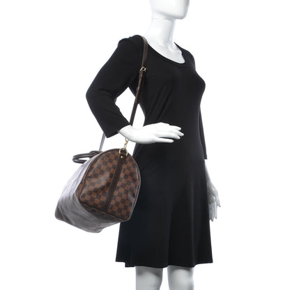 Louis Vuitton Damier Ebene Speedy Bandouliere 35 3 of 9