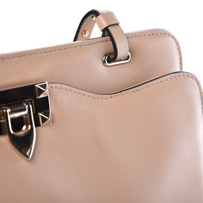Valentino Garavani Vitello Rockstud Shoulder Satchel Poudre 8 of 12