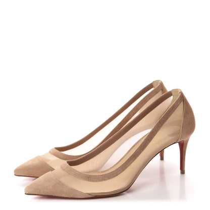 Christian Louboutin Veau Velours Rete Galativi 85 Pumps 36.5 Courtisane 3 of 9