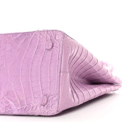 Nancy Gonzalez Crocodile Tote Light Purple 9 of 16