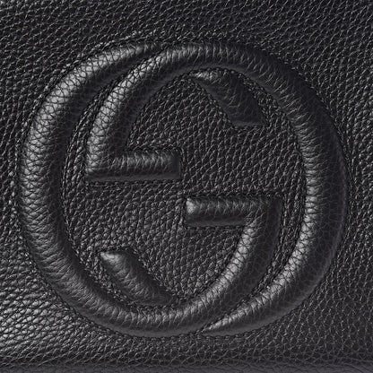 Gucci Pebbled Calfskin Small Soho Disco Bag Black 8 of 10