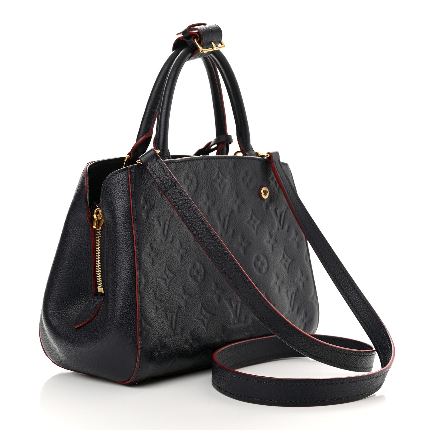 Louis Vuitton Empreinte Montaigne BB Marine Rouge 3 of 11
