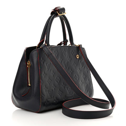 Louis Vuitton Empreinte Montaigne BB Marine Rouge 3 of 11