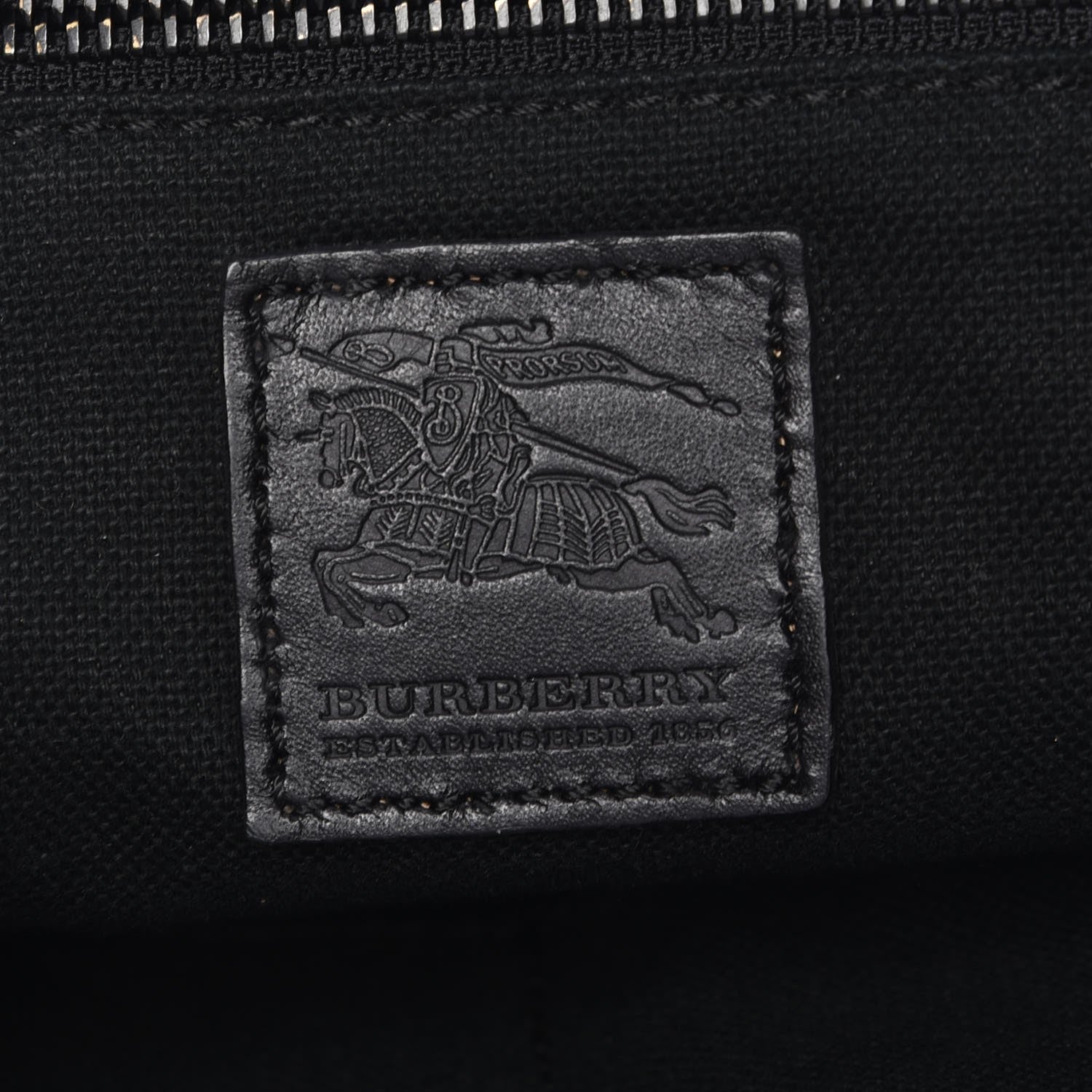 Burberry Haymarket Check Crossbody Bag Black 6 of 8