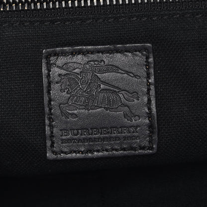 Burberry Haymarket Check Crossbody Bag Black 6 of 8