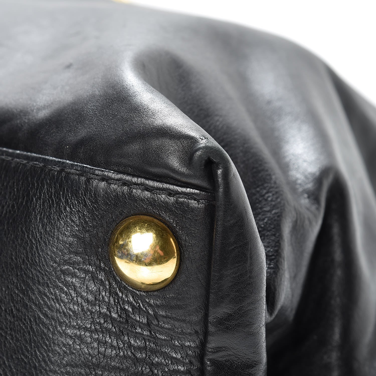 Gucci Calfskin Large Babouska Dome Satchel Black 10 of 12