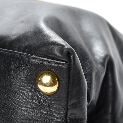 Gucci Calfskin Large Babouska Dome Satchel Black 10 of 12
