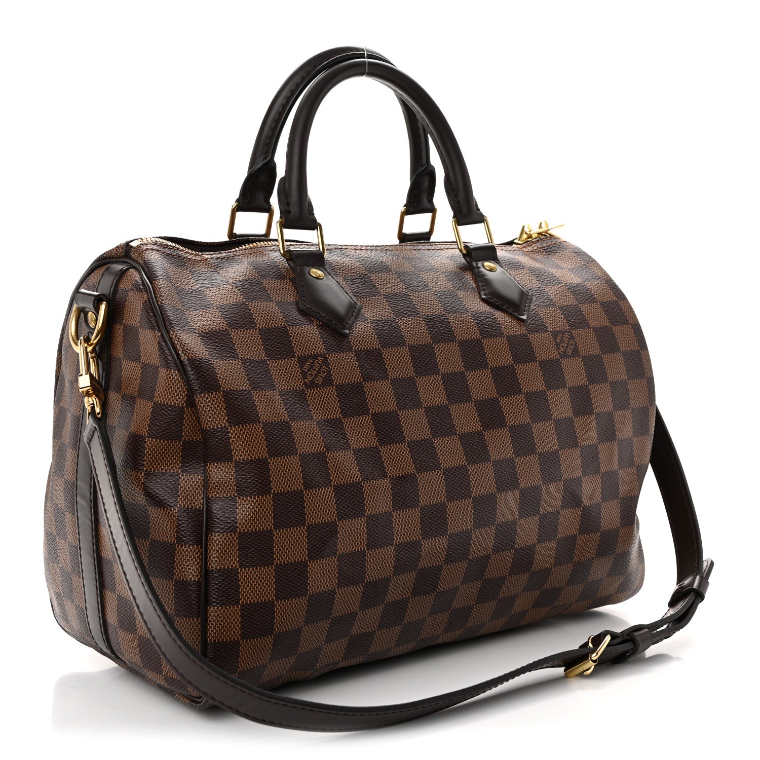 Louis Vuitton Damier Ebene Speedy Bandouliere 30 3 of 11