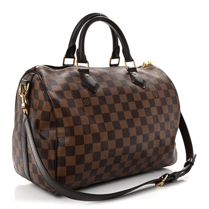 Louis Vuitton Damier Ebene Speedy Bandouliere 30 3 of 11