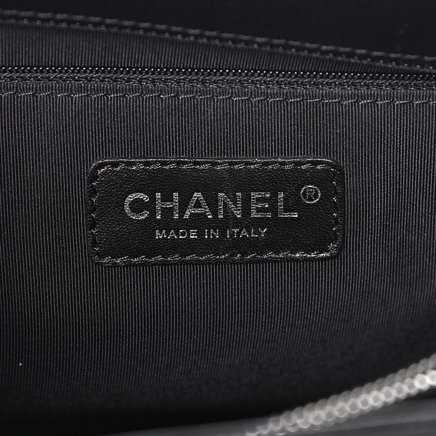 Caviar Quilted Grand Shopping Tote GST Black