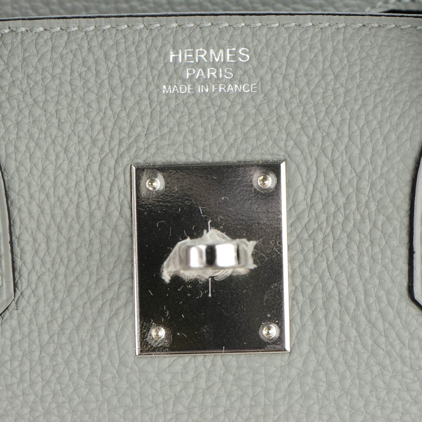 Togo Birkin 30 Gris Mouette