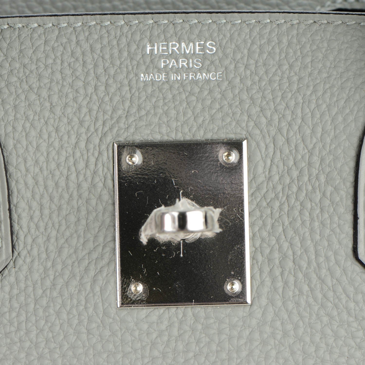 Hermes Togo Birkin 30 Gris Mouette 13 of 28