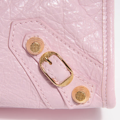Balenciaga Agneau Giant 12 Gold Hardware Mini City Rose Poudre Rose Petunia 12 of 15