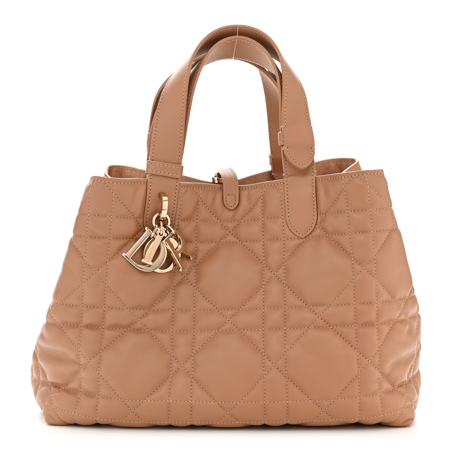 Christian Dior Calfskin Macrocannage Medium Toujours Tan 1 of 11