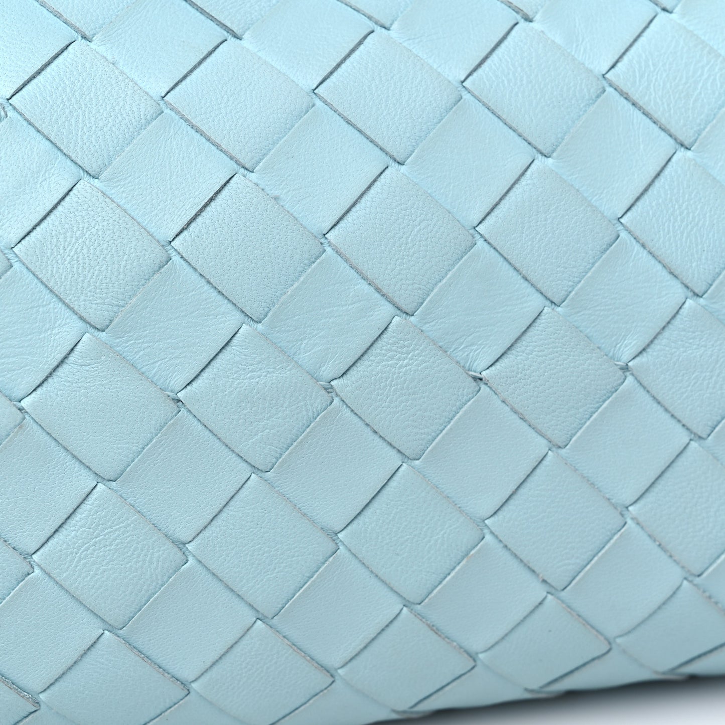 Nappa Maxi Intrecciato The Pouch Oversized Clutch Teal Washed