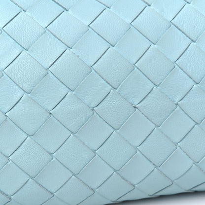 Bottega Veneta Nappa Maxi Intrecciato The Pouch Oversized Clutch Teal Washed 11 of 12