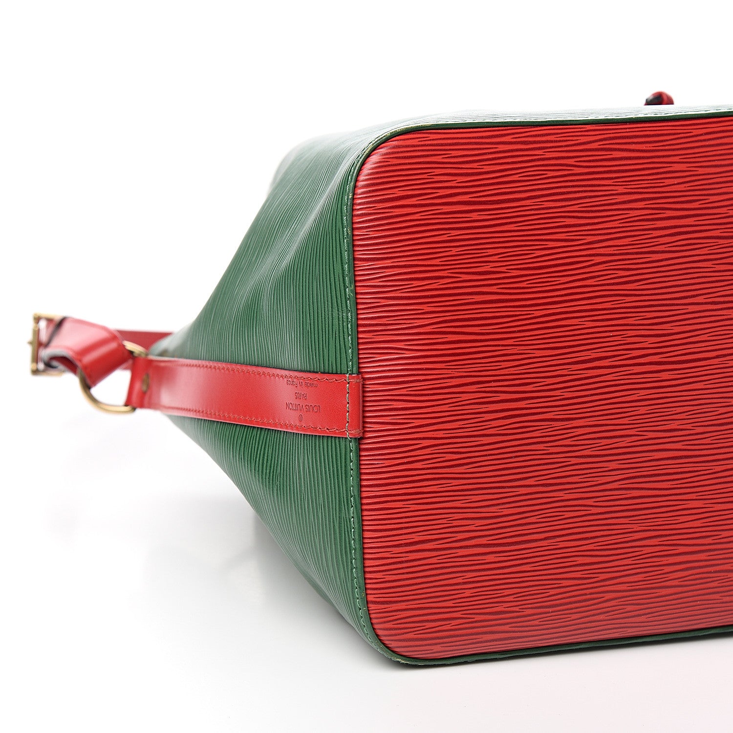 Louis Vuitton Epi Bi-Color Petit Noe Borneo Castillan Red 6 of 8