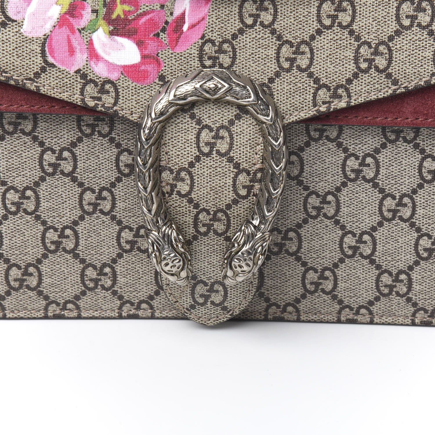 Gucci GG Supreme Monogram Blooms Small Dionysus Shoulder Bag Beige Multicolor Dry Rose 10 of 10