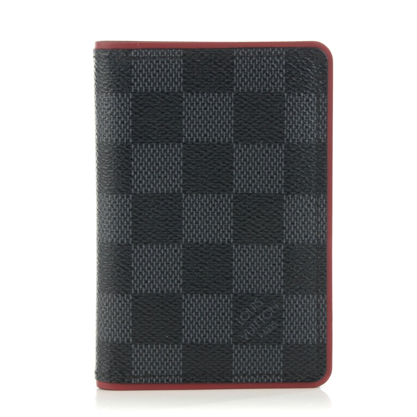 Damier Graphite Pocket Organizer Bordeaux