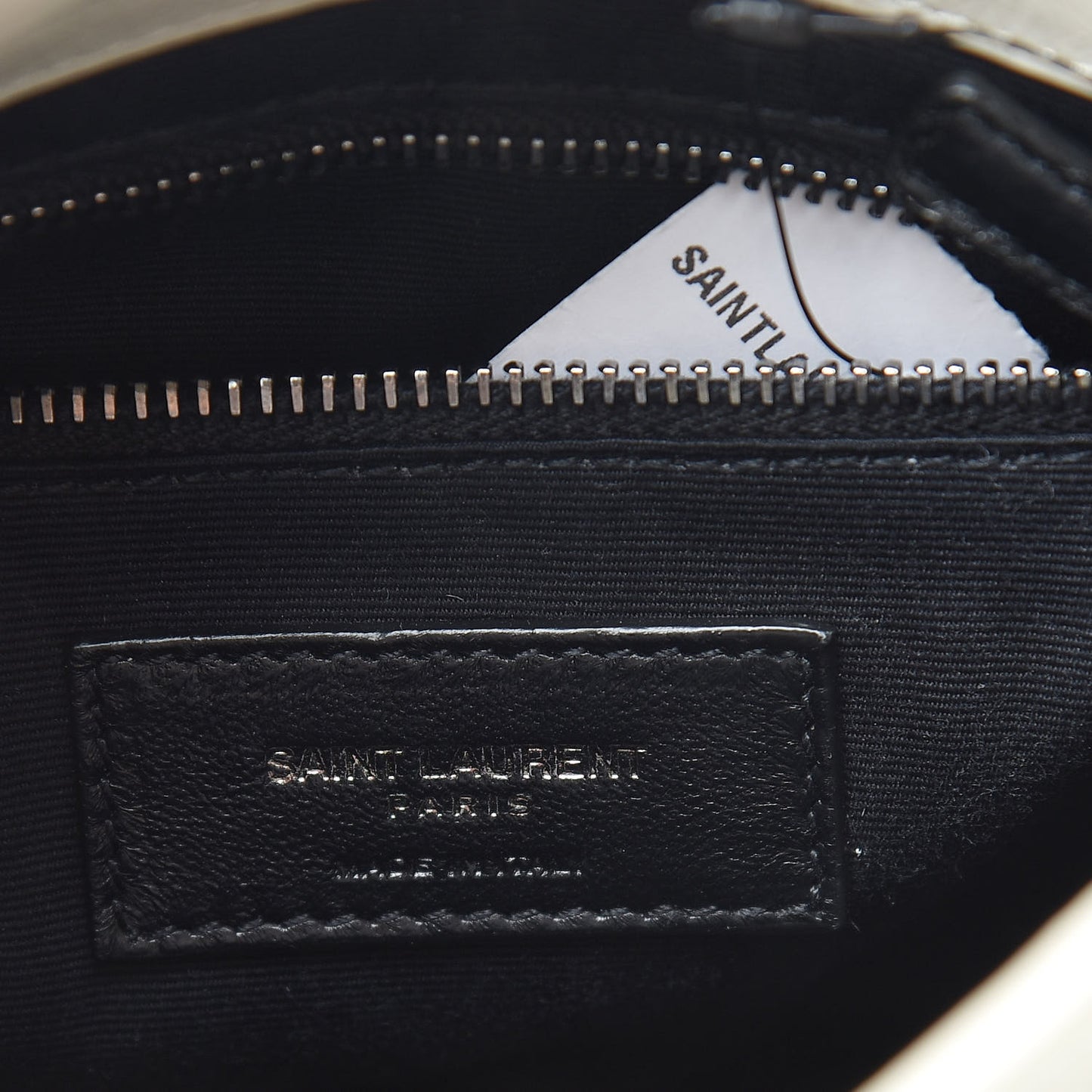 Crinkled Calfskin Matelasse Monogram Niki Chain Wallet Crema Soft