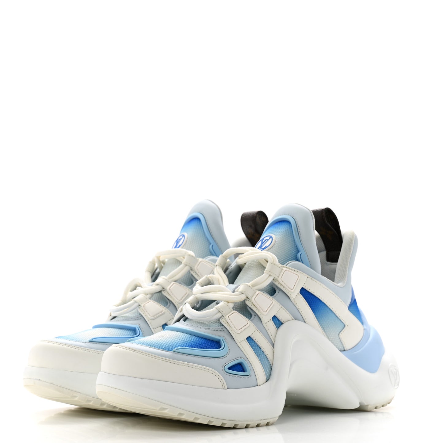 Calfskin LV Archlight Gradient Sneakers 41 Light Blue