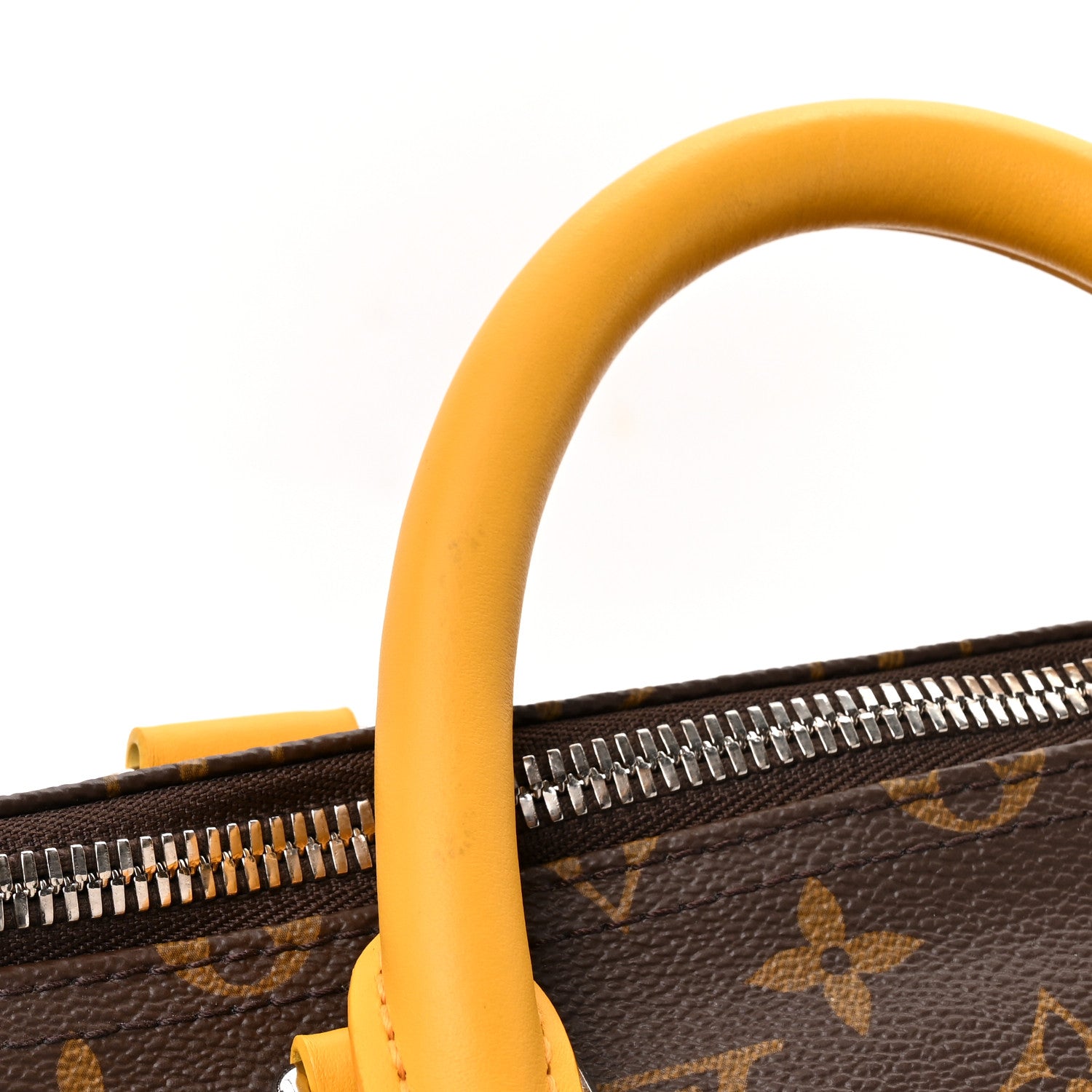 Louis Vuitton Monogram Macassar Keepall Bandouliere 50 Safran Yellow 12 of 12