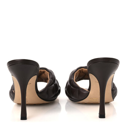 Bottega Veneta Nappa Matelasse Padded Mule Sandals 40 Chocolate Spread 6 of 11