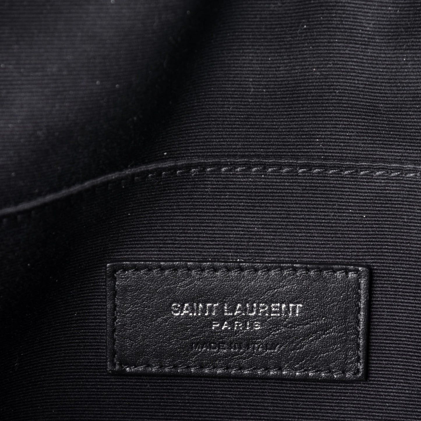 Lizard Embossed Calfskin Belt Bag Black