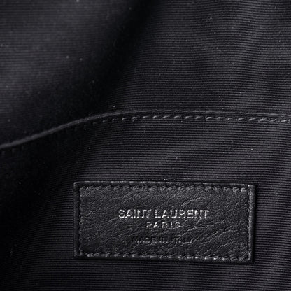 Saint Laurent Lizard Embossed Calfskin Belt Bag Black 5 of 8