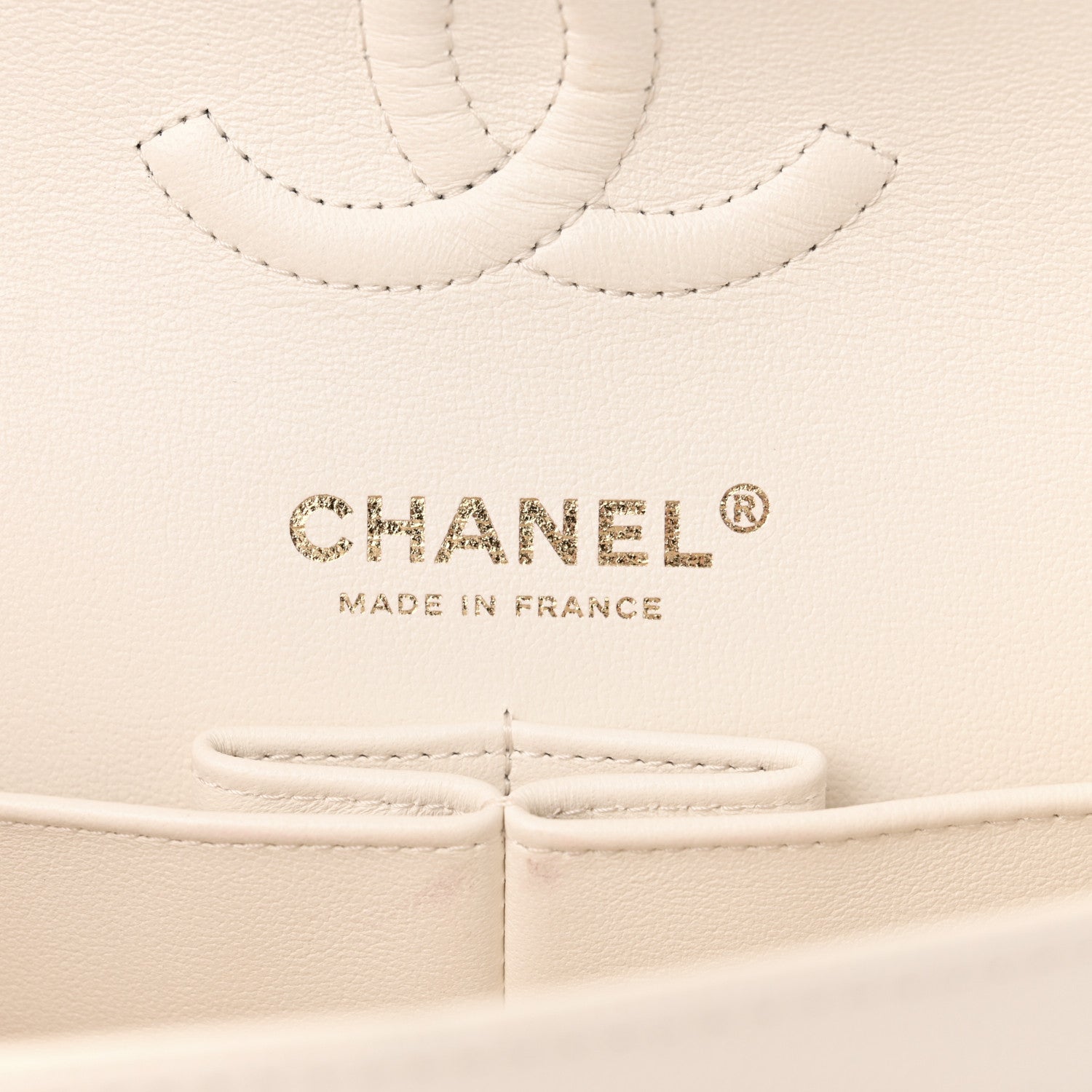 Chanel Caviar Quilted Small Double Flap White 6 of 13