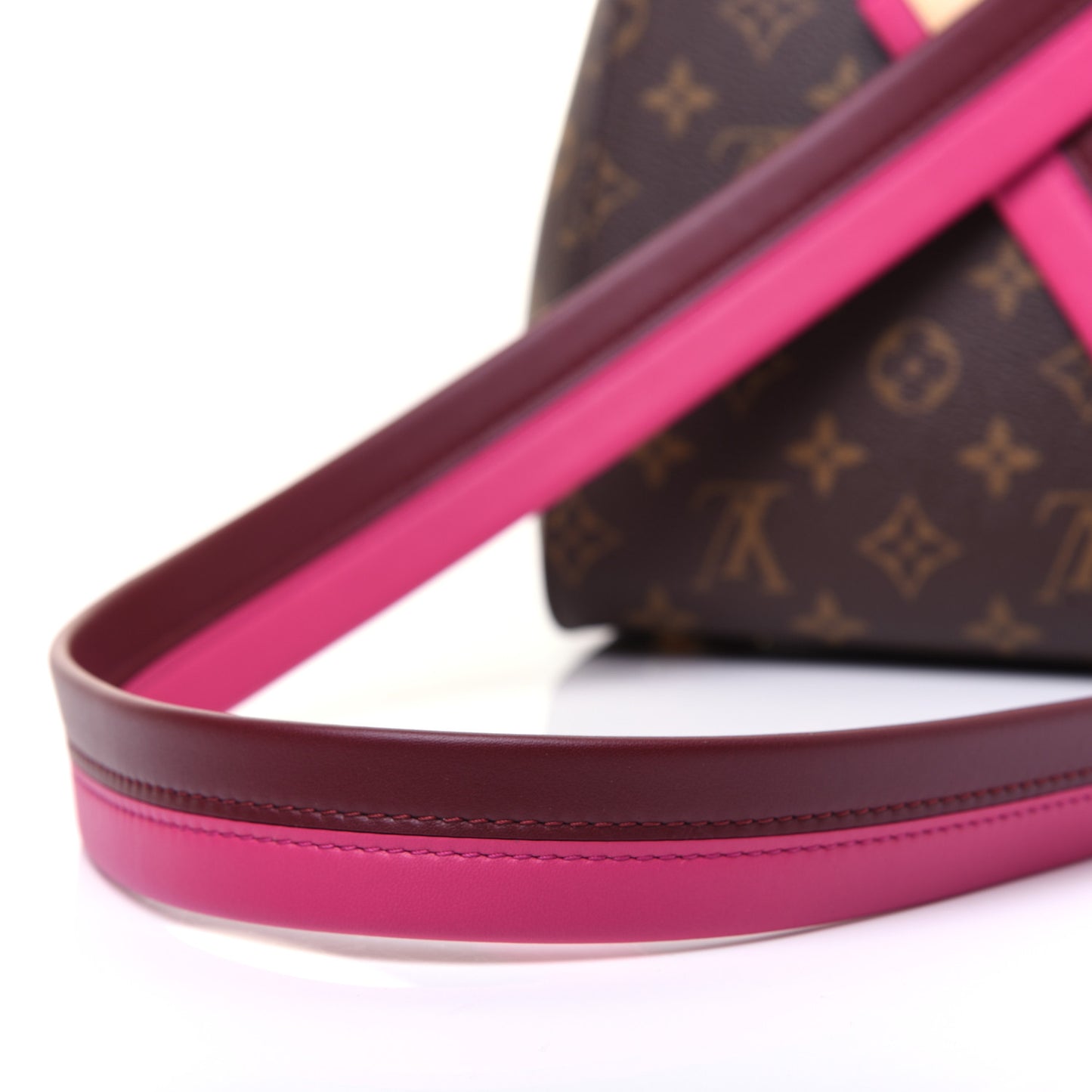Monogram Cluny BB Bordeaux Fuchsia