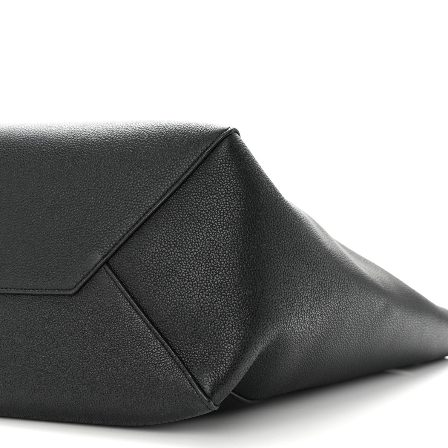 Celine Soft Grained Calfskin Small Belt Cabas Phantom Black 10 of 10