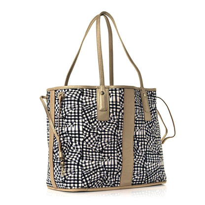 MCM Metallic Visetos Medium Liz Reversible Shopper Tote Gold 12 of 19