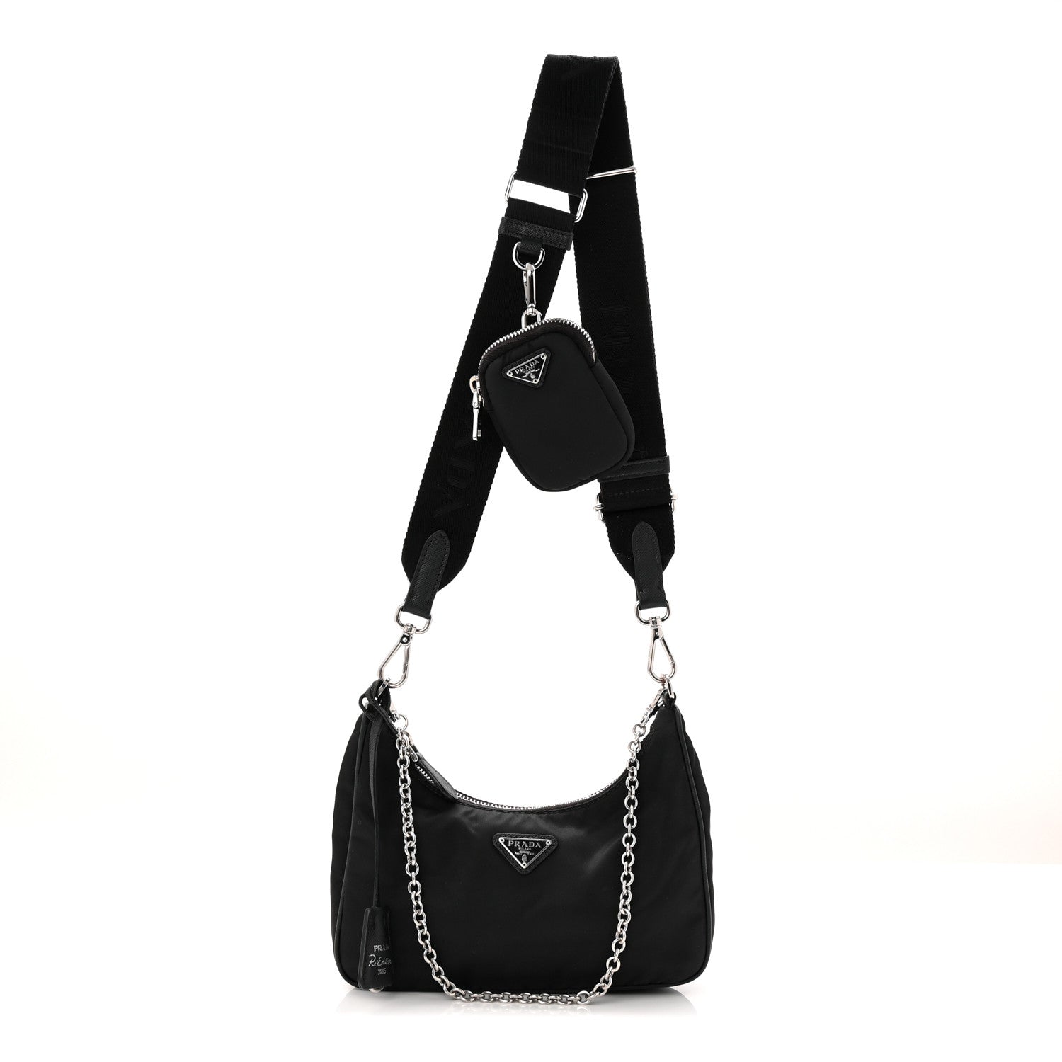 Prada Nylon Re-Edition 2005 Shoulder Bag Black 1 of 12