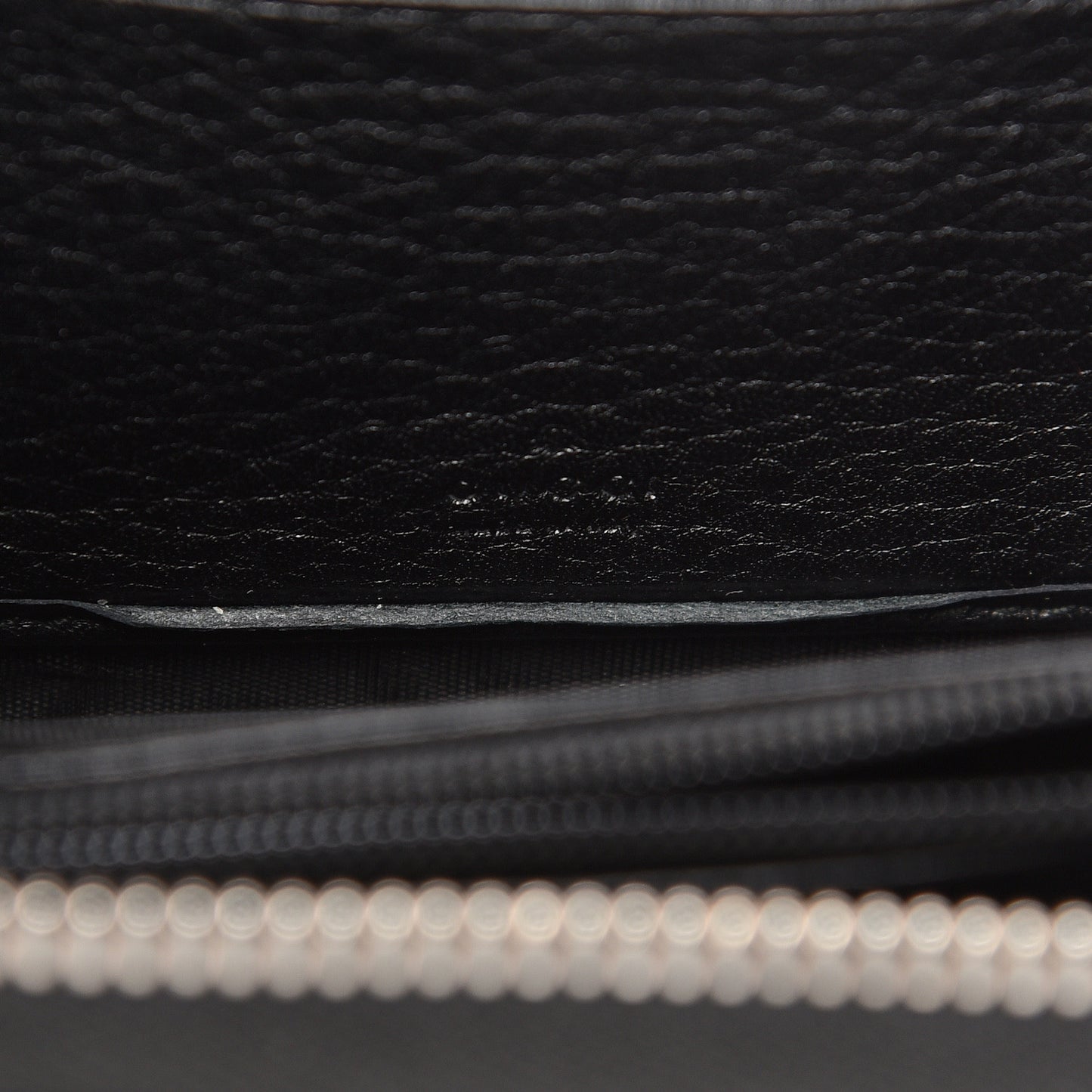 Pebbled Calfskin Studded Soho Compact Disco Zip Around Wallet Black