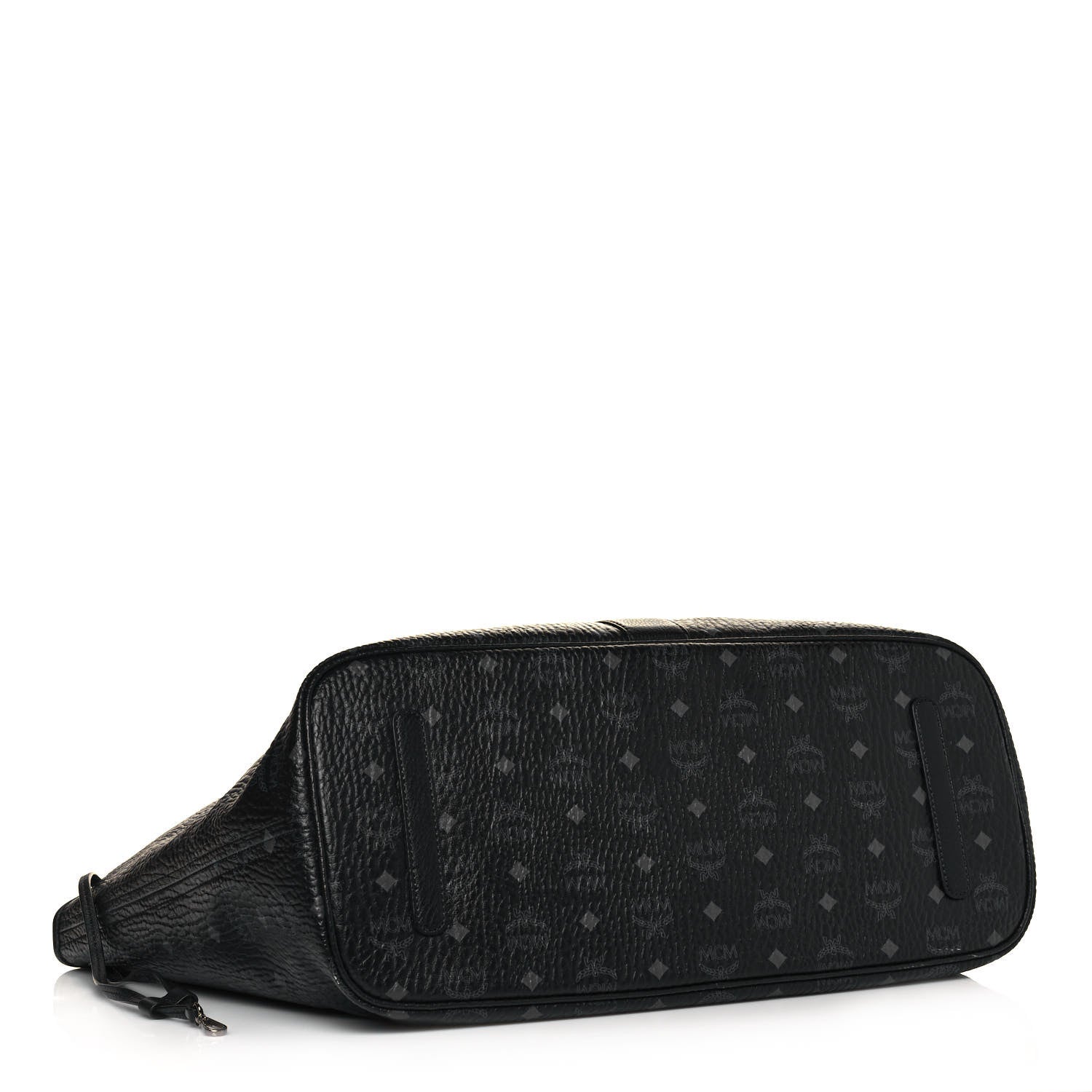 MCM Visetos Large Liz Reversible Shopper Tote Black 4 of 19