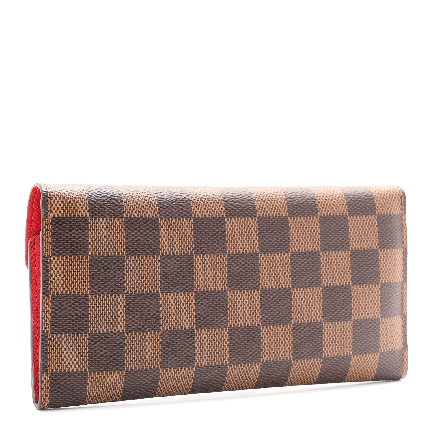 Louis Vuitton Damier Ebene Josephine Wallet Red 3 of 8