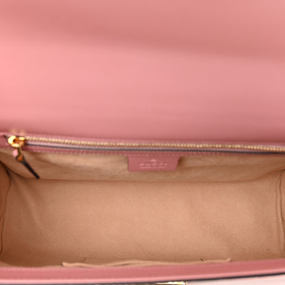 Gucci Guccissima Signature Medium Padlock Shoulder Bag Rose Baby Candy 6 of 12