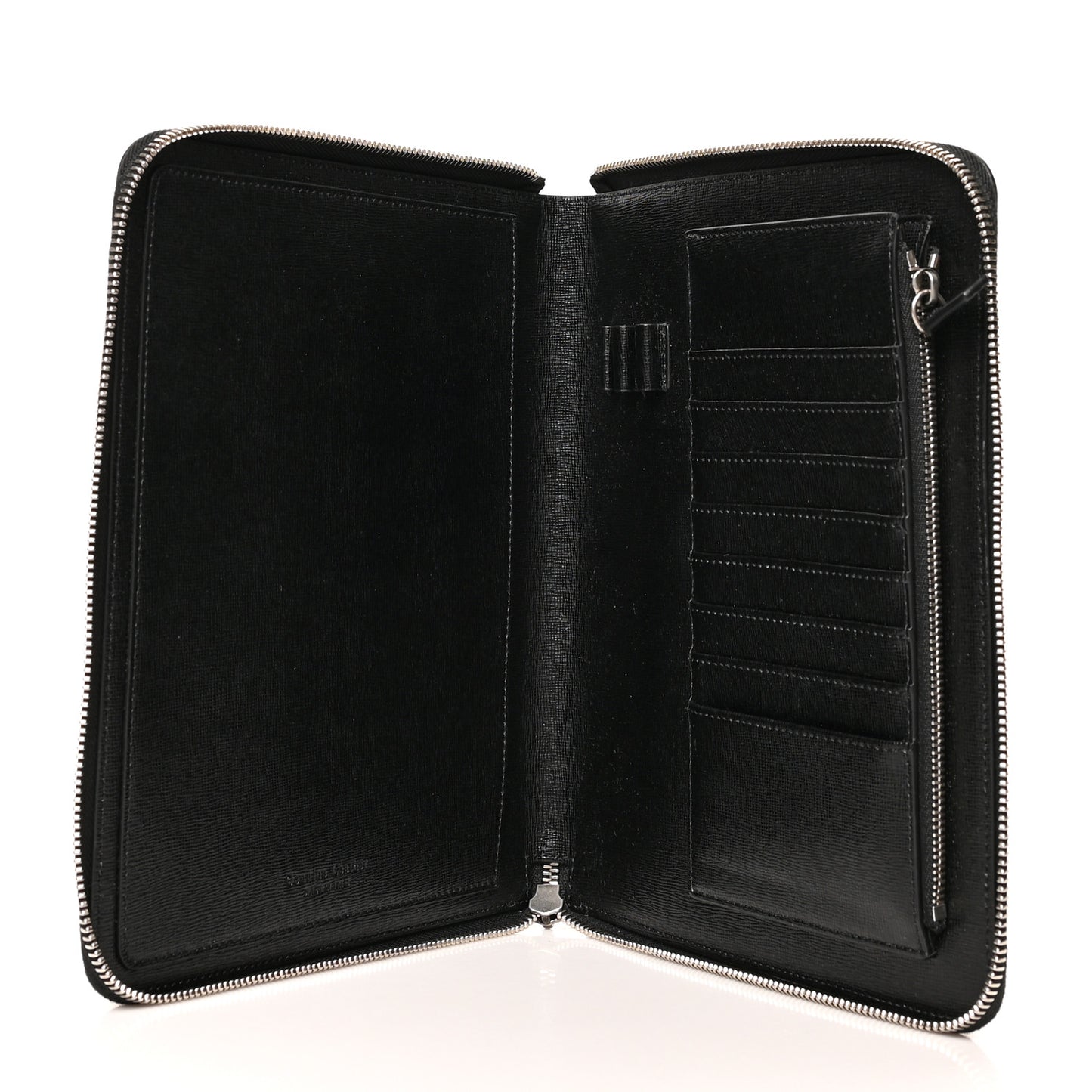 Saffiano Striped Diag Agenda Black White