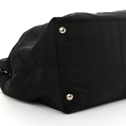 Prada Tessuto Nylon Saffiano Tote Black 9 of 10