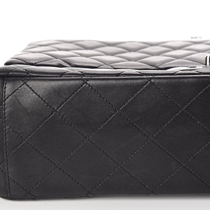 Chanel Lambskin Quilted Maxi Single Flap Black 11 of 13