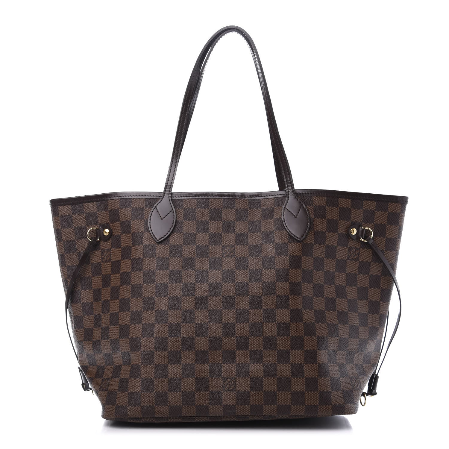 Louis Vuitton Damier Ebene Neo Neverfull MM Rose Ballerine 1 of 13