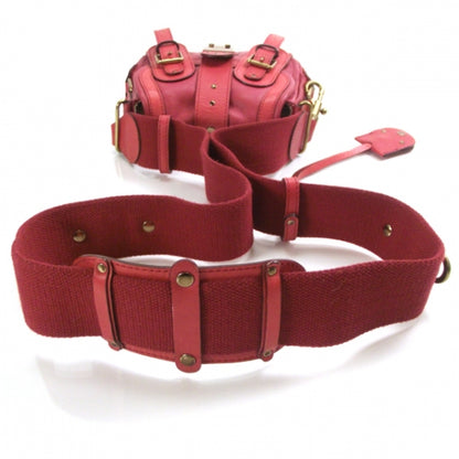 Chloe Leather Small Crossbody Bag Magenta 6 of 10