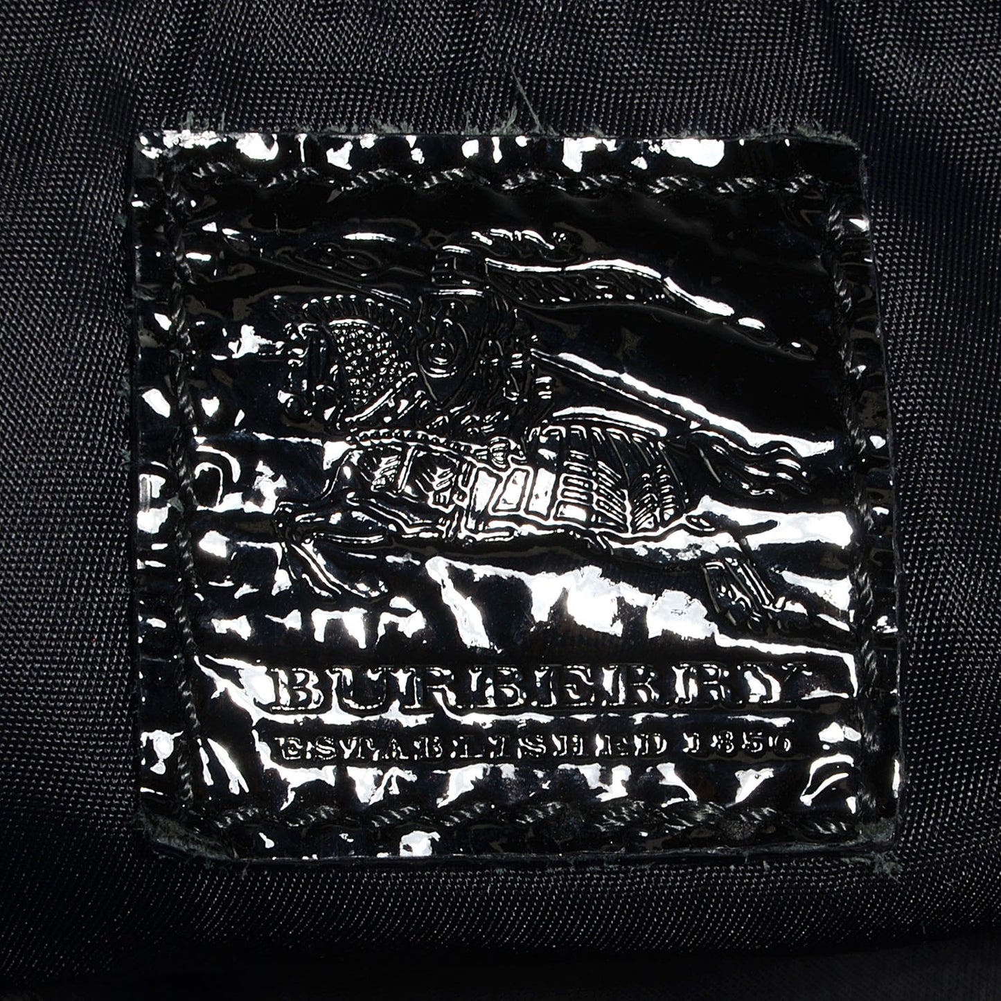 Nylon Beat Check Medium Victoria Tote Black