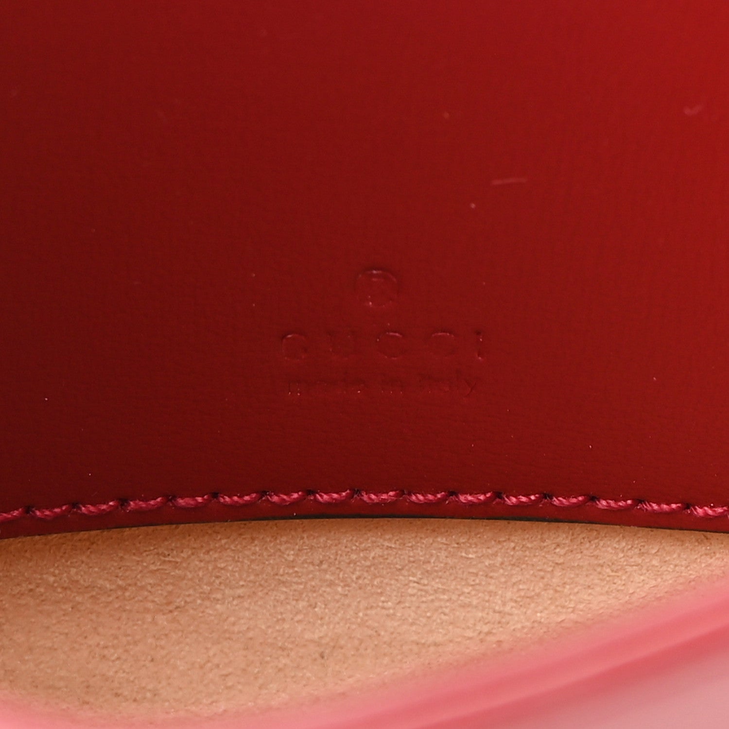 Gucci Boarded Dyana Lux Calfskin Mini Jackie 1961 Hobo New Cherry Red 6 of 10