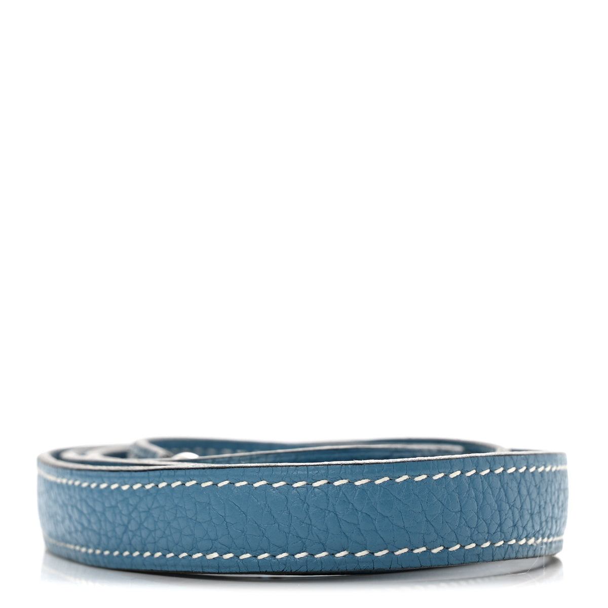 Togo Kelly Shoulder Strap Bleu Jean