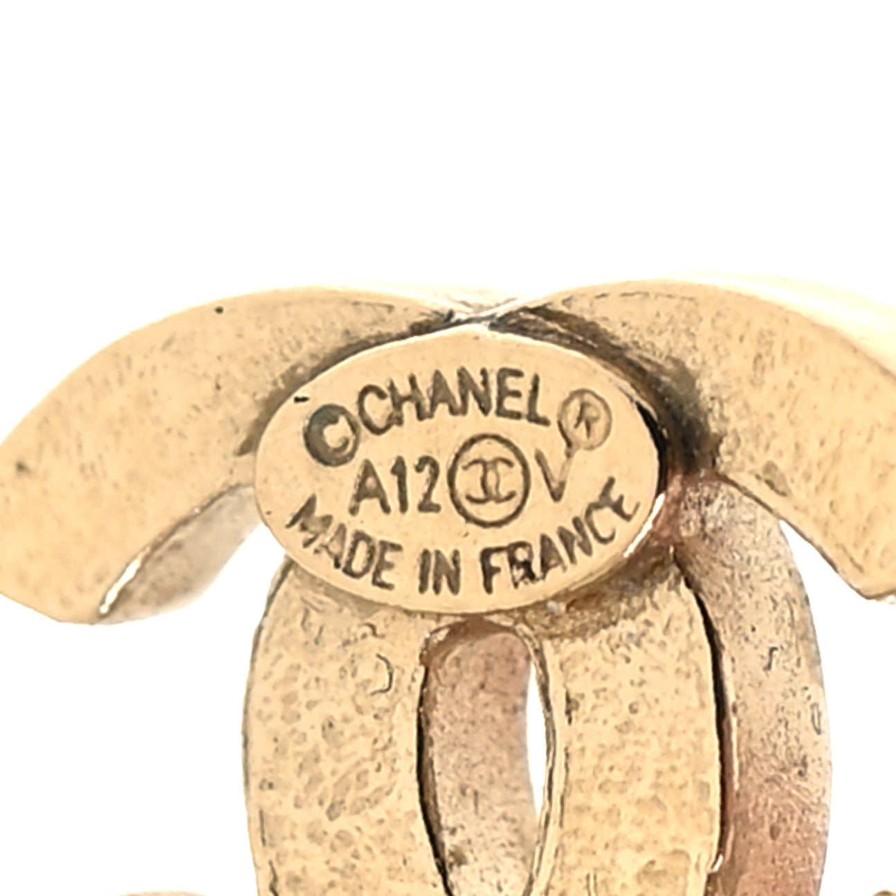 Chanel Pearl CC Drop Earrings Gold 4 of 5