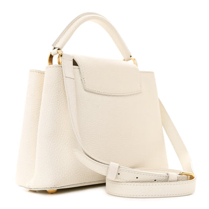 Louis Vuitton Taurillon Capucines BB Blanc Casse 3 of 12